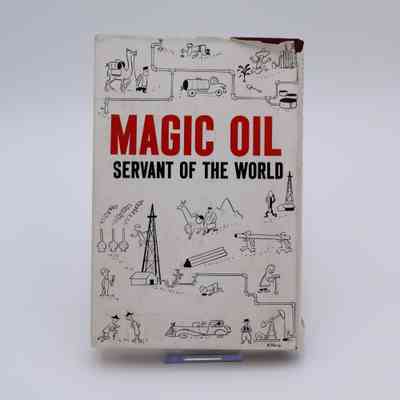 Back cover of "Magic Oil": The back cover of "Magic Oil" is very similar to the front cover. It has the same title and graphics, but does not have the authors name.