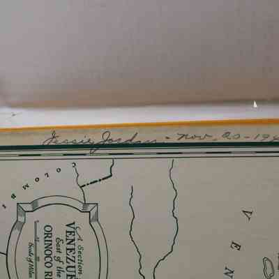 Inside Signature: Inside “Caroni Gold” is writing in black ink. It reads "Jessie Jordan - Nov. 20 - 1945"