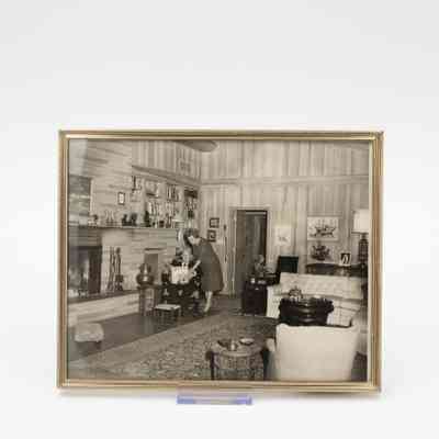 Photograph of L.T. and Jessie Jordan in their Lufkin Home
