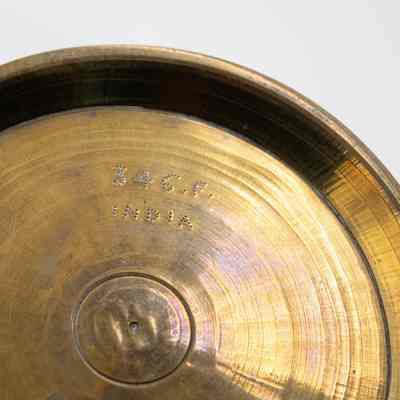 Bottom of urn: The bottom of the urn has, "346F India."