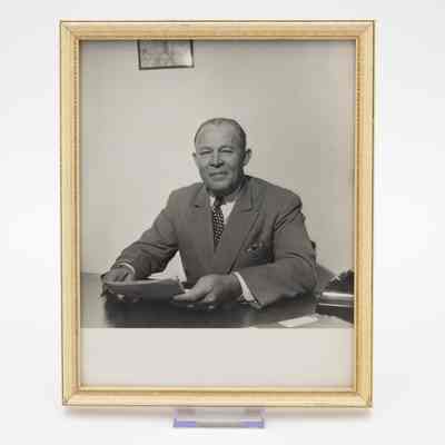 Photograph of LT Jordan at Desk