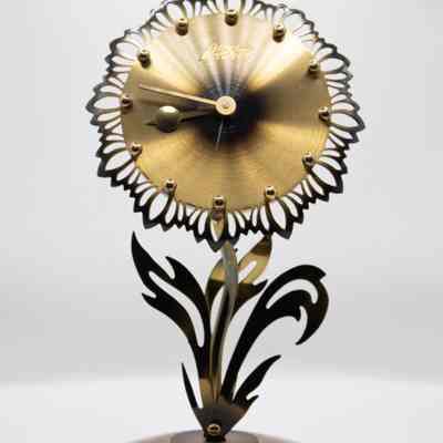 Brass Flower Clock