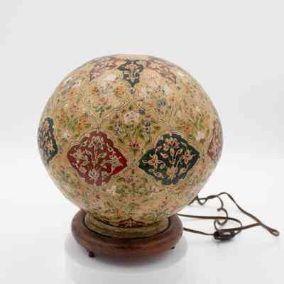 Painted Camel Bladder Lamp