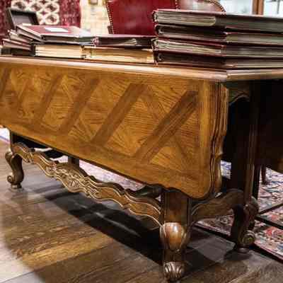 Large Harvest Table with 2 Drop Leaves