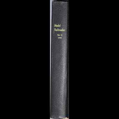Model Railroader Magazine - bound volume