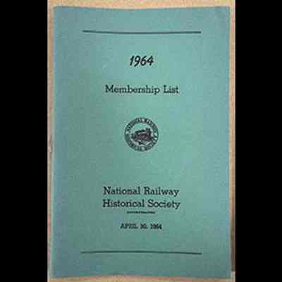 NRHS membership list - 1964