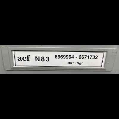 ACF N83 - 6669964 through 6671732 - 36” High