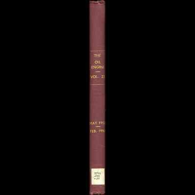 Oil Engine and Gas Turbine magazine, Vol. 23 (bound volume).