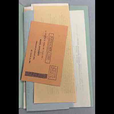 Ephemera inside A1B.0303.34.