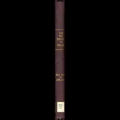 Oil Engine and Gas Turbine magazine, Vol. 17 (bound volume).