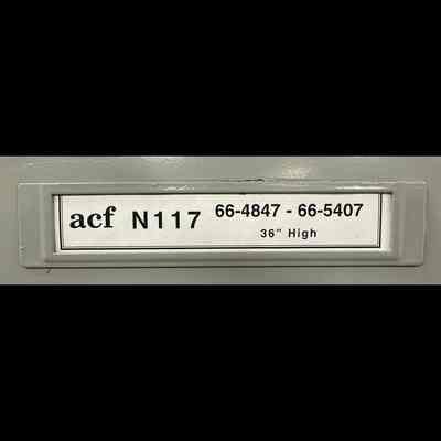 ACF N117 - 66-4847 through 66-5407 - 36” High