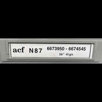 ACF N87 - 6673950 through 6674545 - 36” High