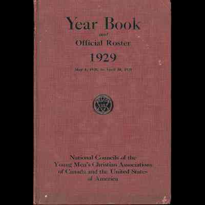 Year Book and Official Roster, 1929. May 1, 1928, to April 30, 1929.