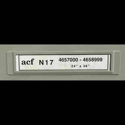 ACF N17 - 4657000-4658999 - 24” x 36”