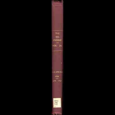Oil Engine and Gas Turbine magazine, Vol. 24 (bound volume).