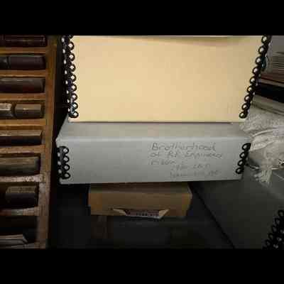 Labeled “Brotherhood of RR Engineers ribbons / 1904 LAC / Hannibal MO