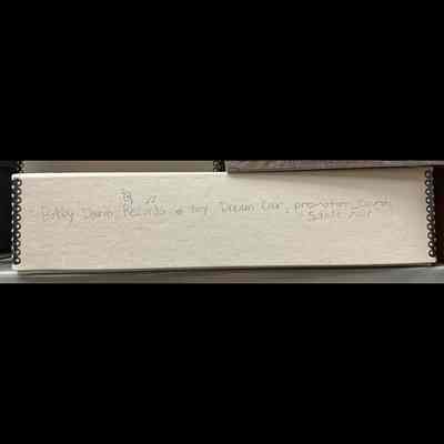 Labeled “Bobby Darin Records & toy Dream Car; promotion cards ‘State Fair.’”