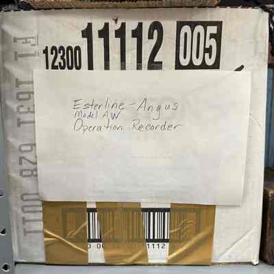 Esterline-Angus Model AW Operation Recorder.