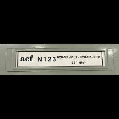 ACF N123 - 620-SK-0131 through 620-SK-0658 - 36” High