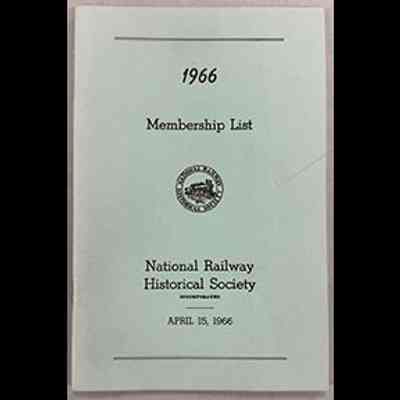NRHS membership list - 1966