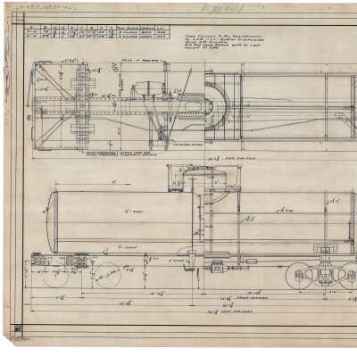 General Arrangement / ICC-103 / 8,000 and 10,000 Gallon Tank Car