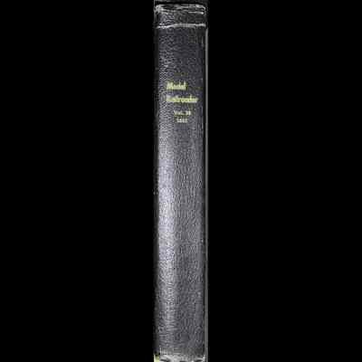 Model Railroader Magazine - bound volume