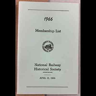 NRHS membership list - 1966