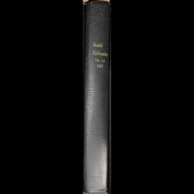 Model Railroader Magazine - bound volume