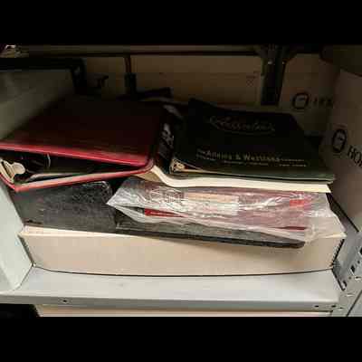 Various binders etc.