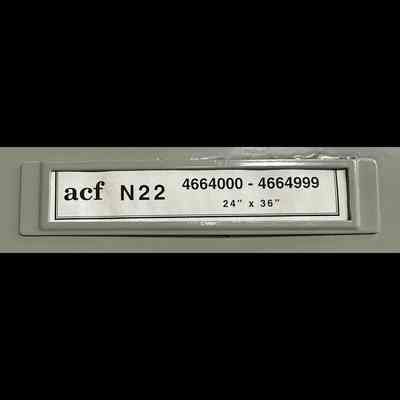 ACF N22 - 4664000-4664999 - 24” x 36”