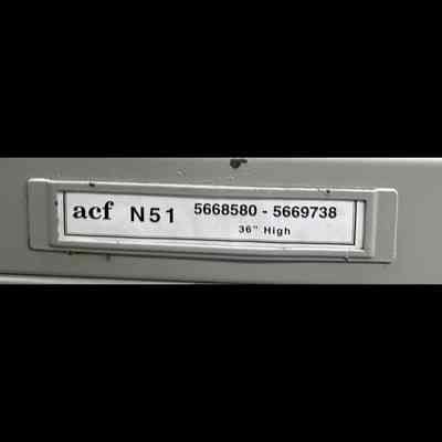 ACF N51 - 5668580 - 5669738 - 36” High