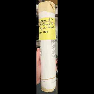 Item 57 - L&N Track & Signal Charts, rev. 1985