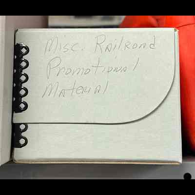 Miscellaneous railroad promotional material.
