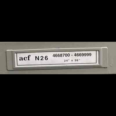 ACF N26 - 4668700-4669999 - 24” x 36”