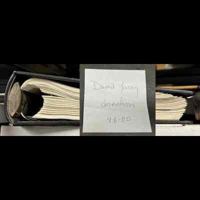 David Young donation. 9/6/00.
