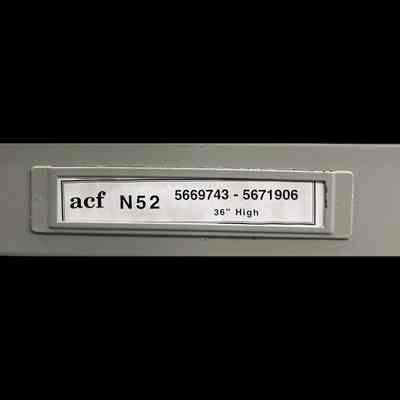 ACF N52 - 5669743 - 5671906 - 36” High