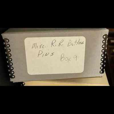 Misc R.R. Buttons / Pins / Box 9