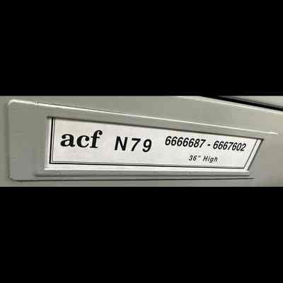 ACF N79 - 6666687 through 6667602 - 36” High