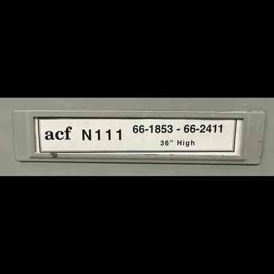 ACF N111 - 66-1853 through 66-2411 - 36” High