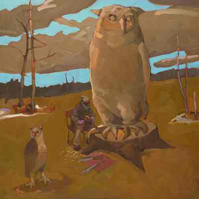 The Owl Carving