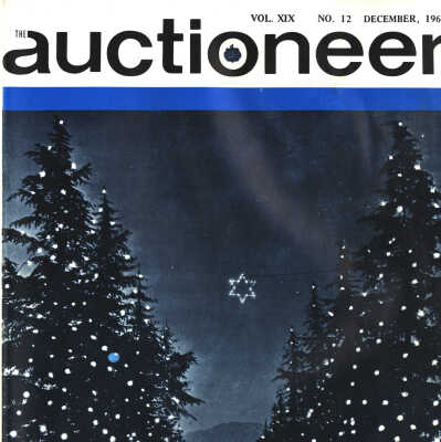 1968-12 (December) Auctioneer Issue (Volume 19, No. 12)