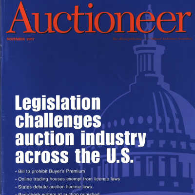 2007-11 (November) Auctioneer Issue (Volume 59, No. 11)