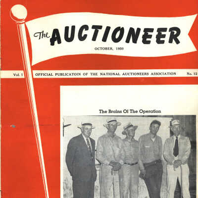 1950-12 (October) Auctioneer Issue (Volume 1, No. 12)