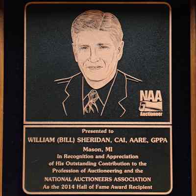 William (Bill) Sheridan, 2014 Hall of Fame Award