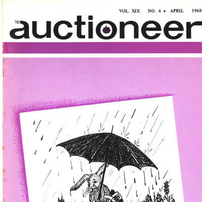 1968-4 (April) Auctioneer Issue (Volume 19, No. 4)