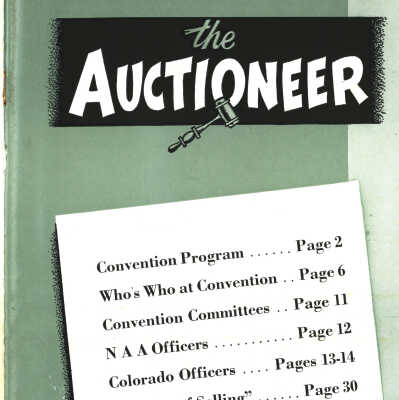 1959-7 (July) Auctioneer Issue (Volume 10, No. 7)