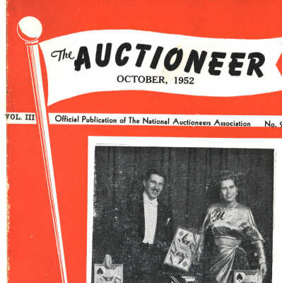 1952-9 (October) Auctioneer Issue (Volume 3, No. 9)