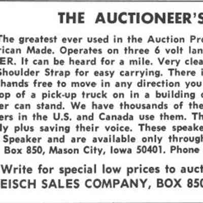 Excerpt from The Auctioneer Magazine
