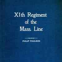 The Story of the XIth Regiment of the Massachusetts Line of the Continental Army