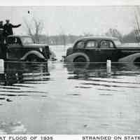 1936 Flood Stranded on State Road